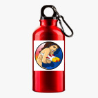 Металлическая бутылка 400 мл UV-DTF