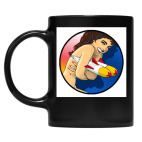 Кружка цветная UV-DTF