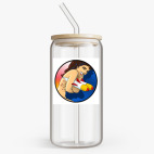 Банка с бамбуковой крышкой