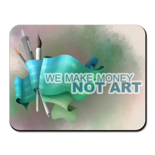 Коврик для мыши с принтом Not art