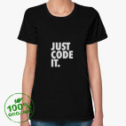 Женская футболка органик