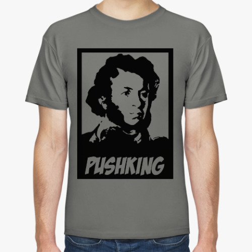 Футболка с принтом Пушкин