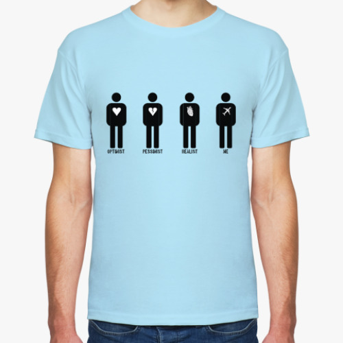 Футболка с принтом я люблю авиацию