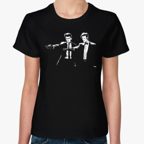 Женская футболка с принтом Доктор Кто