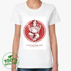 Женская футболка органик