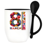 Кружка с ложкой