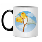 Кружка двухцветная