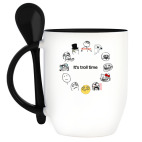 Кружка с ложкой