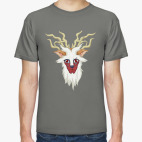 Классическая футболка Принцесса Мононоке олень