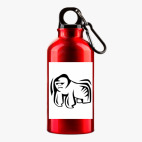 Металлическая бутылка 400 мл UV-DTF