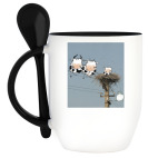 Кружка с ложкой