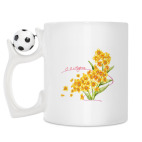 Кружка с футбольным мячиком