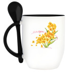 Кружка с ложкой