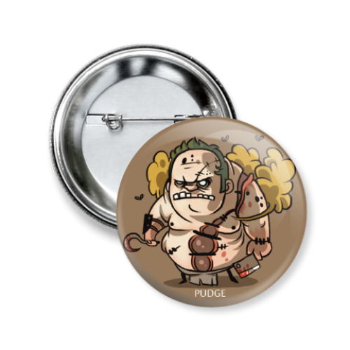 Значок 50мм с принтом Dota 2 Pudge