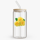 Банка с бамбуковой крышкой