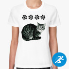 Женская спортивная футболка