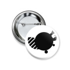 Енот на корточках