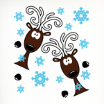 Удивлённые олени