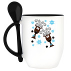 Кружка с ложкой