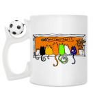 Кружка с футбольным мячиком