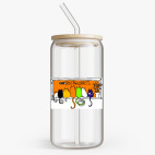 Банка с бамбуковой крышкой