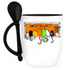 Кружка с ложкой