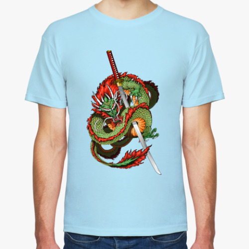 Футболка с принтом Дракон