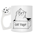 Кружка с футбольным мячиком