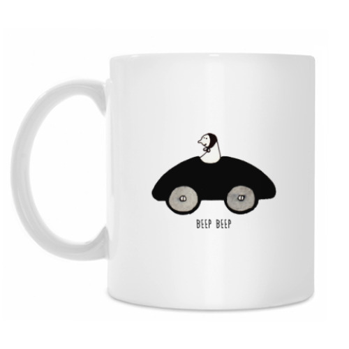 Кружка с принтом Машинка