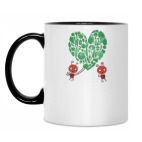 Кружка двухцветная