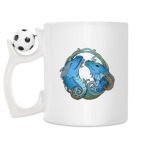 Кружка с футбольным мячиком