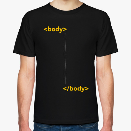 Футболка с принтом Тег Body