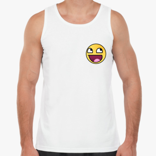 Майка с принтом Смайл