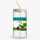 Банка с бамбуковой крышкой