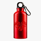 Металлическая бутылка 400 мл UV-DTF