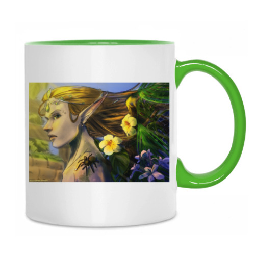 Кружка с принтом Лесной король