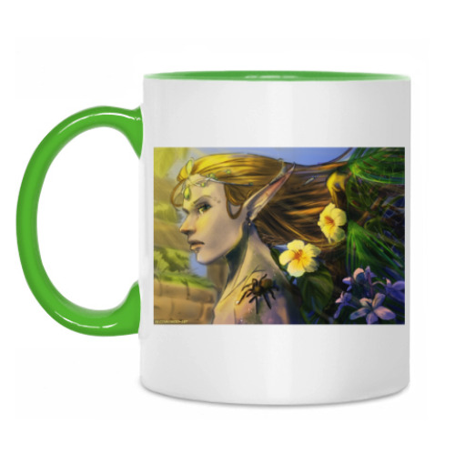 Кружка с принтом Лесной король