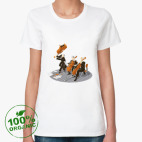 Женская футболка органик