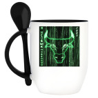 Кружка с ложкой