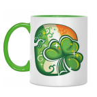 Двухцветная кружка Клевер