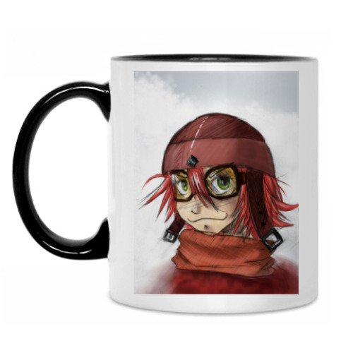 Кружка с принтом 'pilot'