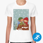 Женская спортивная футболка