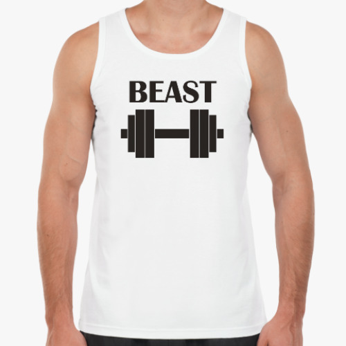 Майка с принтом BEAST