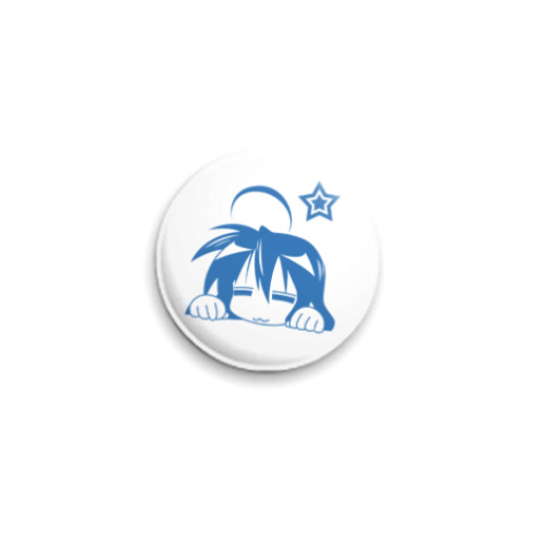 Значок 25мм с принтом  'Konata'