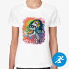 Женская спортивная футболка