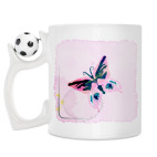 Кружка с футбольным мячиком