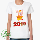 Женская футболка органик