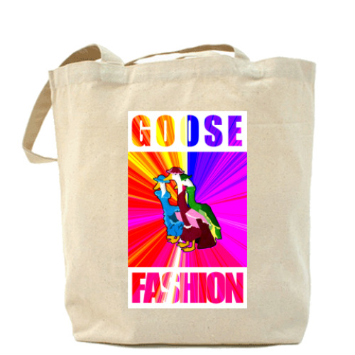 Сумка шоппер с принтом  Goose Fashion