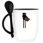 Кружка с ложкой