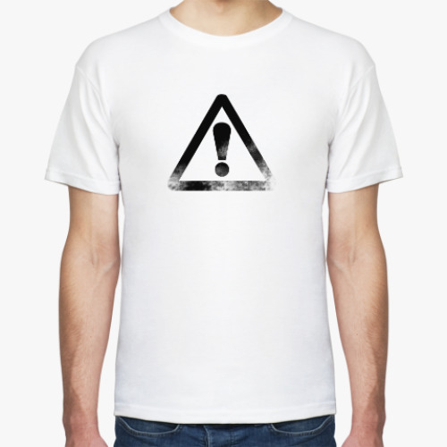 Футболка с принтом Внимание!